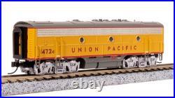 Broadway Limited 7762 N UP EMD F7 AB Yellow Gray Diesel Locomotive #1472/1472C