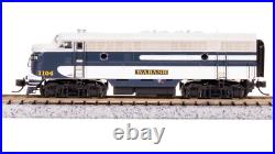 Broadway Limited 7763 N Scale WAB EMD F7 AB As-Delivered Diesel Loco #1104/1104B