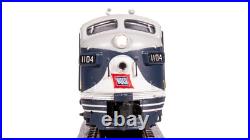 Broadway Limited 7763 N Scale WAB EMD F7 AB As-Delivered Diesel Loco #1104/1104B