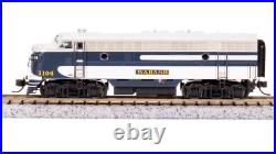 Broadway Limited 7763 N WAB EMD F7 AB As-Delivered Diesel Locomotive #1104/1104B