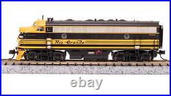 Broadway Limited 7770 N Scale DRGW EMD F7A Black 3-Stripe Diesel Locomotive 5564