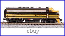 Broadway Limited 7770 N Scale DRGW EMD F7A Black 3-Stripe Diesel Locomotive 5564