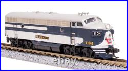 Broadway Limited 7785 N Scale WAB EMD F7A As-Delivered Diesel Locomotive #1104A