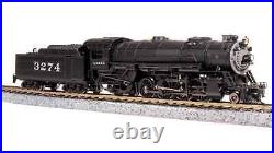 Broadway Limited 7830 N Scale Usra Heavy Mikado Atsf 3274, Paragon4 Sound/dc/dcc