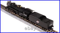 Broadway Limited 7855 N Scale CNW USRA Light Mikado Steam Locomotive #2486