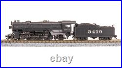 Broadway Limited 7980 N Scale Heavy Pacific 4-6-2 ATSF 3419 Paragon4 SND/DC/DCC