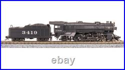 Broadway Limited 7980 N Scale Heavy Pacific 4-6-2 ATSF 3419 Paragon4 SND/DC/DCC