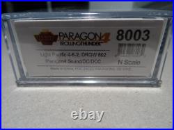 Broadway Limited #8003, Light Pacific 4-6-2, DRGW # 802, PARAGON 4 SOUND, DC/DCC