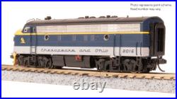 Broadway Limited 9203 N Scale F3 A-Unit C&O #8016 DCC Sound Paragon4 Diesel New