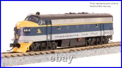 Broadway Limited 9203 N Scale F3 A-Unit C&O #8016 DCC Sound Paragon4 Diesel New