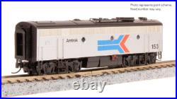 Broadway Limited 9242 N Scale F7 B-Unit Amtrak #154 DCC Sound Paragon4 New
