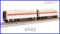 Broadway Limited 9246 N Scale CBQ EMD F7 AB Diesel 169A/169B (DCC/Sound)