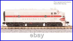 Broadway Limited 9246 N Scale CBQ EMD F7 AB Diesel 169A/169B (DCC/Sound)
