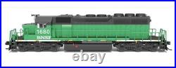 Broadway Limited 9463 N Scale BNSF Railway EMD SD40-2 1686 (DCC/Sound)
