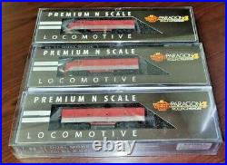 Broadway Limited Imports N Scale F3 M-K-T ABA set with Paragon 4 Sound
