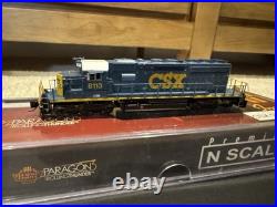 Broadway Limited N Scale CSX SD40-2 8113 DCC Paragon 3 Sound