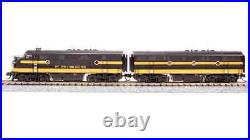 Broadway Limited N Scale Frisco SLSF F3A-F3B Set DC DCC Sound 7721