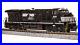 Broadway Ltd 7298 N Scale NS GE ES44AC Black & White Paragon4 Sound/DC/DCC #8140