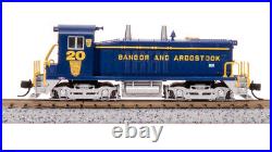 Broadway Ltd 7484 N Scale BAR EMD NW2 Diesel Locomotive Blue Yellow Diesel 20