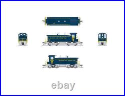 Broadway Ltd 7485 N Scale BAR EMD NW2 Diesel Locomotive Blue Yellow Diesel 21