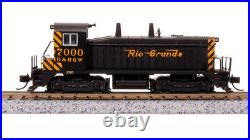 Broadway Ltd 7491 N Scale DRGW EMD NW2 Diesel Locomotive Black & Gold #7000
