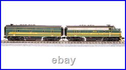 Broadway Ltd 7723 N Scale MEC EMD F3 AB Unit-A Green & Gold Diesel #683/671B