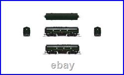Broadway Ltd 7758 N Scale PRR EMD F7 AB A-Unit Unpowered B Sound DCC 9692A/9555B