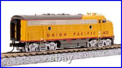 Broadway Ltd 7783 N Scale UP EMD F7A Yellow & Gray Diesel Locomotive #1478