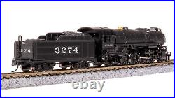 Broadway Ltd 7830 N Scale ATSF USRA Heavy Mikado Steam Locomotive #3274