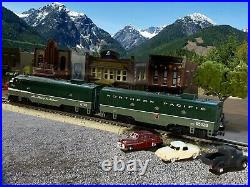 CUSTOM PAINTED Northern Pacific (NP) KATO N Scale FP7A & F7B DC/DCC/SOUND