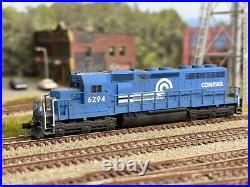 Custom-Painted Detailed Weathered Kato N-Scale Conrail SD40 withESU LokSound, IOB