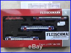 Fleischmann 734076 N gauge Swiss Electric Train Set of the SBB DCC Sound