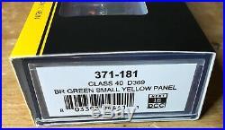 Graham Farish Class 40 D369. BR Green. 371-181 DCC Ready. SYP. SOUND READY