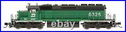 InterMountain N Scale 69321 Burlington Northern White Face SD40-2 Locomotive