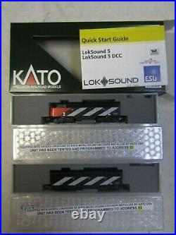 KATO 176-0425-LS, 106-102-1 CN F7A-B & 7 CAR KOBO ESU V5 LOK DCC & SND Nsc LIT