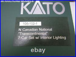 KATO 176-0425-LS, 106-102-1 CN F7A-B & 7 CAR KOBO ESU V5 LOK DCC & SND Nsc LIT