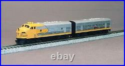 KATO N COMBO DCC & SOUND 1762140LS + 1762215LS N F7A/B SET ATSF Yellow Bonnet