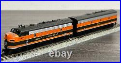 KATO N Scale #106-0420 F7 A/B 2 Locomotive Set Great Northern #444A & #444B NOS