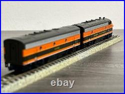 KATO N Scale #106-0420 F7 A/B 2 Locomotive Set Great Northern #444A & #444B NOS
