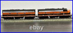 KATO N Scale #106-0420 F7 A/B 2 Locomotive Set Great Northern #444A & #444B NOS