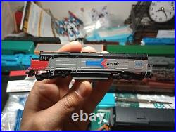 KATO N scale SDP40F Amtrak Ph. 1 501 with PRR Corrugated Set C & Amtrak Cars