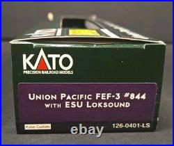 Kato 126-0401-LS N Scale Union Pacific FEF-3 Steam Locomotive 844 See Details