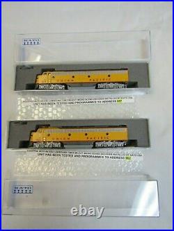 Kato 176-5317-ls, 176-5318-ls Union Pacific N Scale E-9 A-a Loksound DCC & Sound