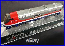 Kato Amtrak #42 Veterans GE P42 Locomotive -N Scale #176-6029 withDCC Sound