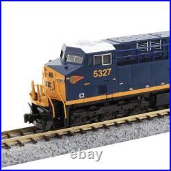 Kato N 176-8962-S Sound DCC CSX #5327 GE ES40DC Diesel Locomotive ESU LokSound