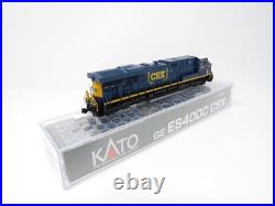 Kato N 176-8962-S Sound DCC CSX #5327 GE ES40DC Diesel Locomotive ESU LokSound