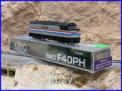 Kato N Scale EMD F40PH Amtrak #330 Loksound DCC + Sound Equipped Kobo