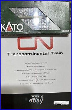 Kato N Scale EMD F7 A-B Set DCC/Sound ESU Loc Sound Canadian National Locomotive