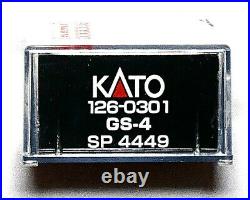 Kato N Scale SP Daylight GS-4 4-8-4 Locomotive #4449 with Tsunami DCC/Sound-Used