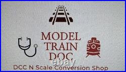 Kato N scale locomotive SD40-2 Early EMD #6047 with DCC ESU Loksound Installed